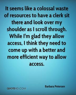 Barbara Petersen - It seems like a colossal waste of resources to have ...