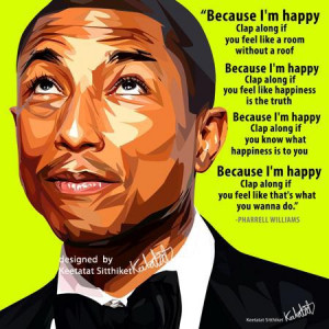 pharrell williams quote £ 14 00 pharrell williams quote because i m ...