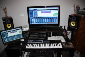 small home studio setup