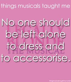 ... blond, thing music, broadway, legally blonde the musical, music taught