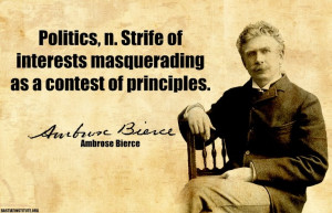 Ambrose Bierce on politics.