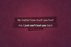 ... Matter How Much You Hurt Me.I Just Can’t Hurt You Back ~ Joy Quote