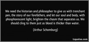 give us with trenchant pen, the story of our forefathers, and let our ...