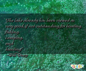 The lake already has been viewed as