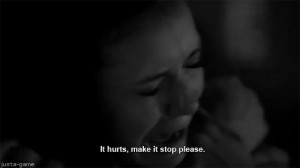 ... hurt, pain, sadness, season 4, the vampire diaries, tvd, make it stop