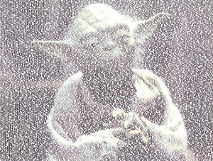 Yoda Quotes Mosaic Mixed Media