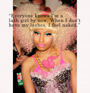 Nicki Minaj Feels Naked Without Falsies: Notable Quotables | Birchbox