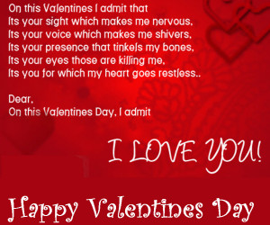 Happy-valentine-day-2013 romantic picture with Quotes I LOVE YOU