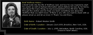 wolfman jack online museum american graffiti wolfman jack richard ...