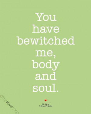 BEWITCHED - Pride and Prejudice MR DARCY inspired 8x10 inch PRINT in ...