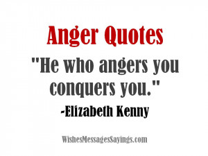 Quotes about Anger