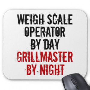 Grillmaster Weigh Scale Operator Mouse Pad