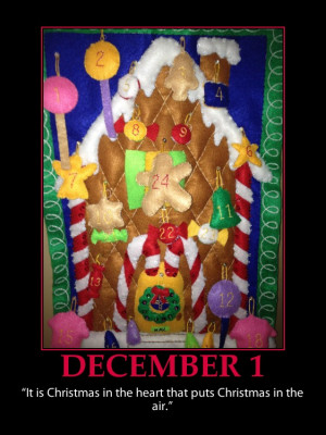 DECEMBER 1 INSPIRATIONAL ADVENT CALENDAR ~ Beautiful Advent Calendar