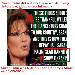 Fake Sarah Palin Quotes, Hannity Interviews
