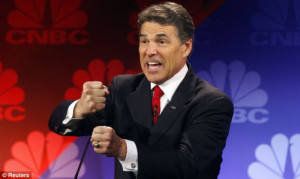 Disaster: Rick Perry's presidental campaign fell apart in last night ...