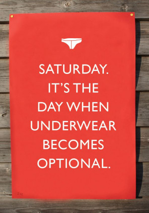 Gotta remember this for next Saturday and every Saturday thereafter.