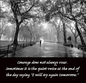 Roar Inspirational Quote Credited