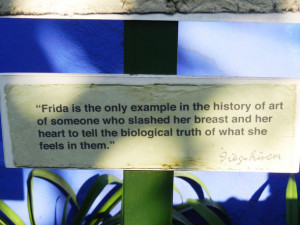 beautiful quote on Frida Kahlo from Diego Rivera.