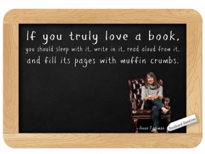 Blackboard Quotations: Anne Fadiman... on Books