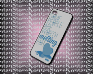 Frozen Olaf Quotes Case for iPhone 4/4s iPhone 5/5s/5c and Samsung ...