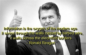 Ronald reagan quotes sayings on information meaningful quote wise