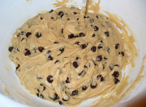 food yum chocolate chip cookie dough