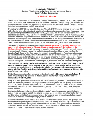 Contractor Price Quote Form - DOC