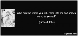 More Richard Rolle Quotes