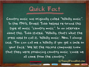 Country Music was Originally Called “Hillbilly Music”