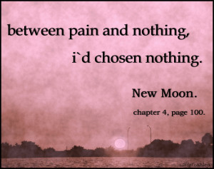 Books to Read bella new moon quote