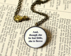 Shakespeare quote necklace. Midsumm er Night's Dream, graduation ...