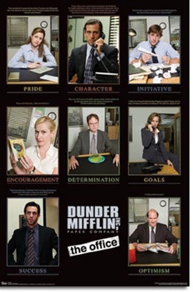 The Office Cast Quotes TV Humor Poster