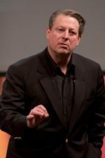 Al gore giving a global warming talk in Mountain View, CA on 7 April ...