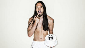 Grammy nominated DJ Steve Aoki , known for his outrageous props at ...