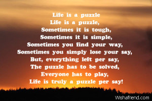 Life Is Puzzle
