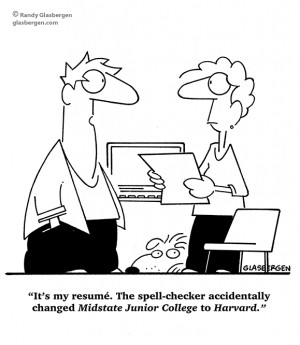 It's my resumé. The spell-checker accidentally changed Midstate ...