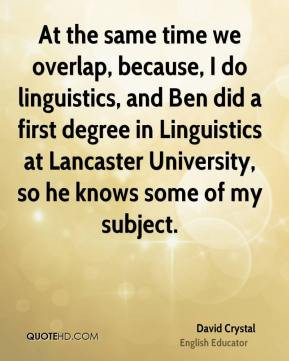 David Crystal Top Quotes