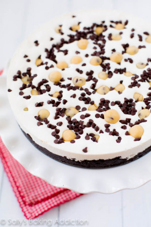 Chocolate Chip Cookie Dough Ice Cream Pie Loaded With Extra
