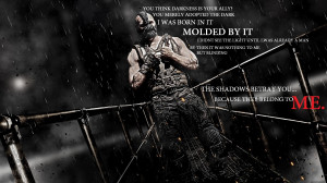 Was told you guys might like Bane quotes...The Darkness(x-post from /r ...