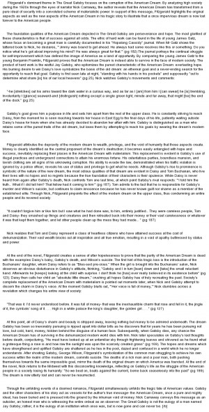 essay on Analysis of Corruption in Nick Carraway of the Great Gatsby