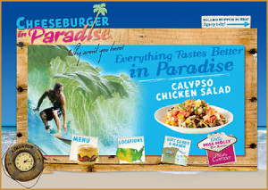Paradise Logo Cheeseburger