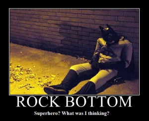 quotes about hitting rock bottom