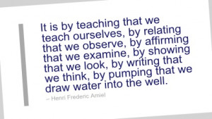 Writing Quote by Henri Frederic Amiel