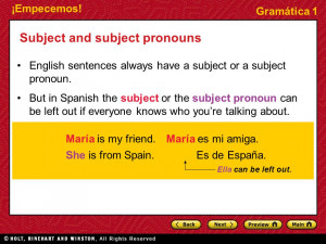 English Subject Quotes Subject Pronouns English