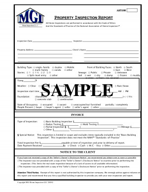 Property Inspection Report Doc picture