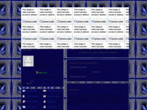 Blue Rags - South Side Lonely MySpace Layout Preview