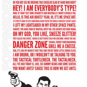 24x36 Archer Quotes Poster