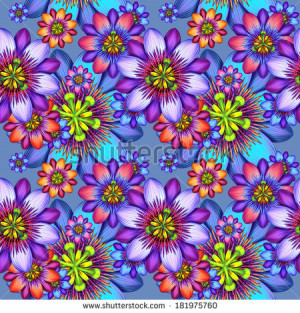 Seamless Blue Diamond Pattern Abstract Background Stock Photo