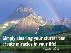 Clean up the clutter and feel better!