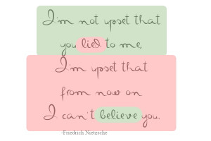 You Lied to Me Quotes
